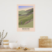 Rob Roy Way Schottlands Große Trails Poster (Küche)