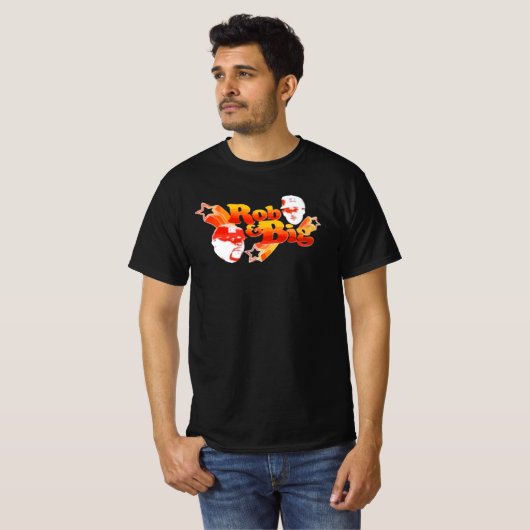 Rob und Big lustig T-Shirt (Vorne ganz)