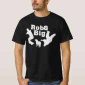 Rob und großes Retro T-Shirt (Vorderseite)