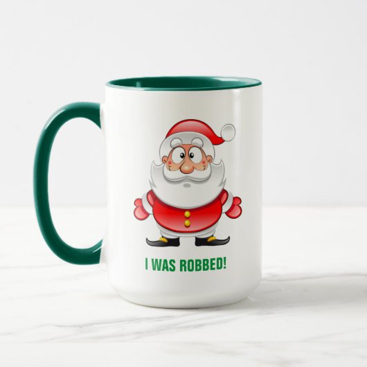 Rob Your Neighbour Weihnachtsgeschenk Tasse (Links)