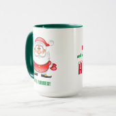 Rob Your Neighbour Weihnachtsgeschenk Tasse (Vorderseite Links)
