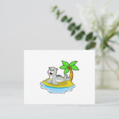 Robbe auf der Insel Postkarte (Stehend Vorderseite)