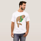 Robbe mit Schal T-Shirt (Vorne ganz)