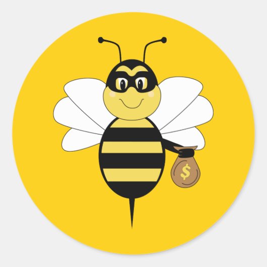 RobBee Bumble Bee Sticker (Vorderseite)
