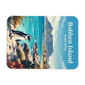 Robben Island Südafrika Magnet (Horizontal)