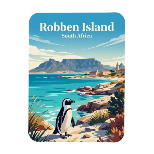 Robben Island Südafrika Magnet (Vertikal)