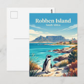 Robben Island Südafrika Postkarte (Vorne/Hinten)