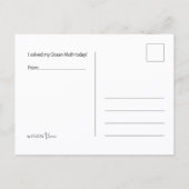 Robben-Ozean-Mathe-Färbpostkarte Postkarte (Rückseite)