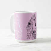 Robben-Schrei Kaffeetasse (Vorderseite Links)