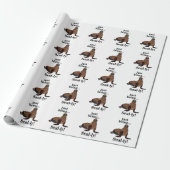 Robben Seehund Lustig Geschenkpapier (Ungerollt)