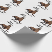 Robben Seehund Lustig Geschenkpapier (Ecke)