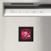 Robben sind mein Valentinstag süße Robbe Tierliebe Magnet (In Situ (Geschirrspüler))