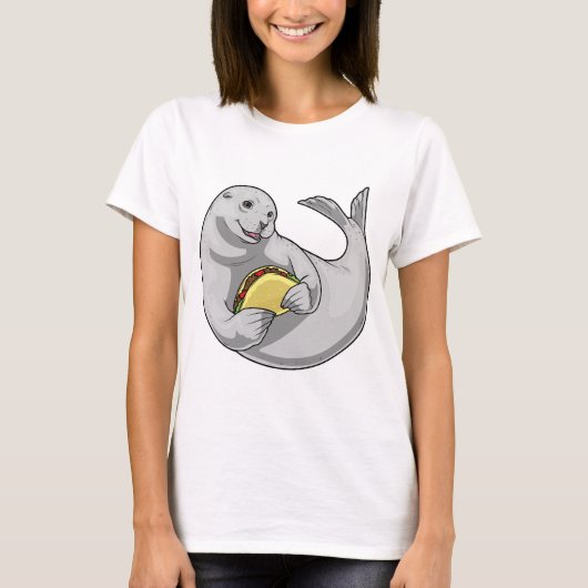 Robben-Taco T-Shirt (Vorderseite)
