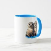 Robbenbrüder sind untrennbar. tasse (VorderseiteRechts)