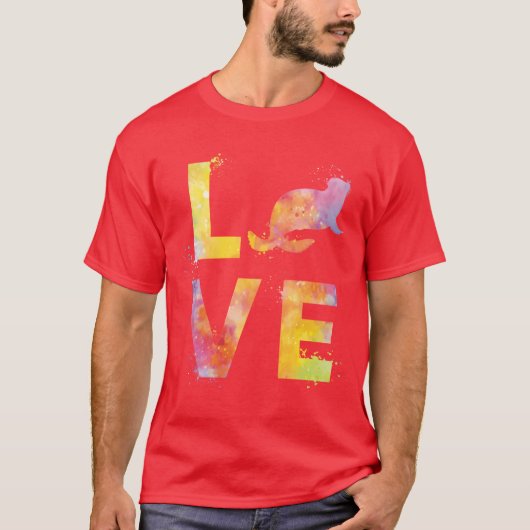 Robbenliebe Tier lustig T-Shirt (Vorderseite)