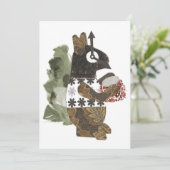 Robber Eichhörnchen Einladung (Stehend Vorderseite)