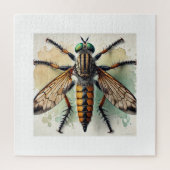 Robber Fly 040924IREF227 - Watercolor Puzzle (Vertikal)