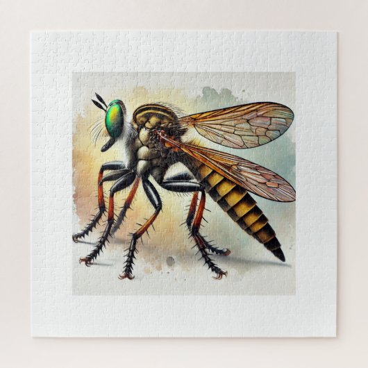 Robber Fly 131024IREF221 - Watercolor Puzzle (Vertikal)
