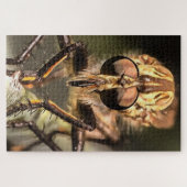 Robber Fly Profil Asildae Artistic Nah Up Puzzle (Horizontal)