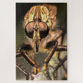 Robber Fly Profil Asildae Artistic Nah Up Puzzle (Vertikal)
