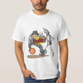 Robber vs tin man Basketballduo T-Shirt (Vorderseite)
