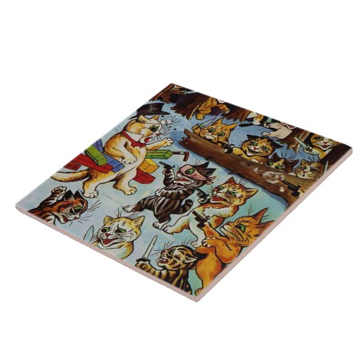 "Robbers and Brigands" von Louis Wain Fliese (Seite)