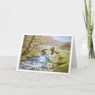 Robbers Bridge, Exmoor Karte