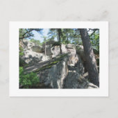 Robbers Caves Oklahoma Postkarte (Vorderseite)