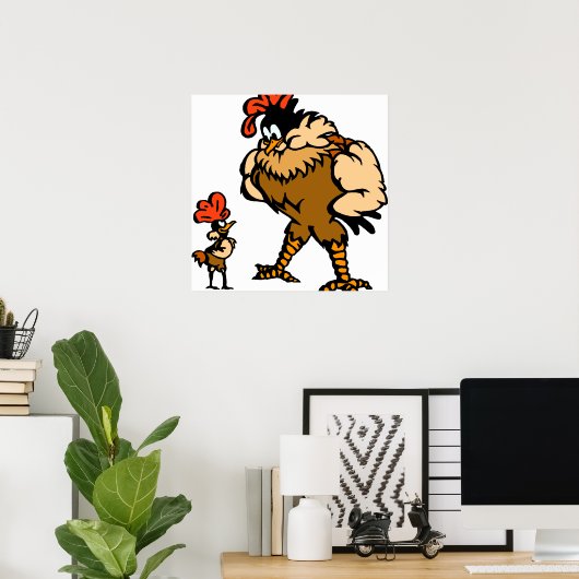 Robbey Rooster Poster (Heimbüro)