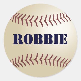 Robbie Baseball Sticker / Siegel