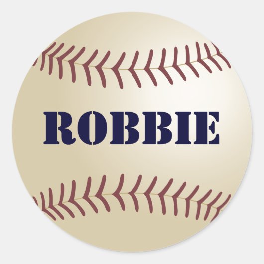 Robbie Baseball Sticker / Siegel (Vorderseite)