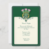 Robbie brennt Thistle Einladung (Vorderseite)