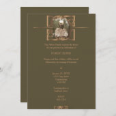 Robbie Burns Celtic Einladung (Vorne/Hinten)