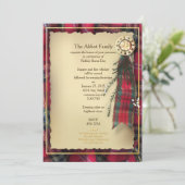 Robbie Burns formelle Einladung (Stehend Vorderseite)