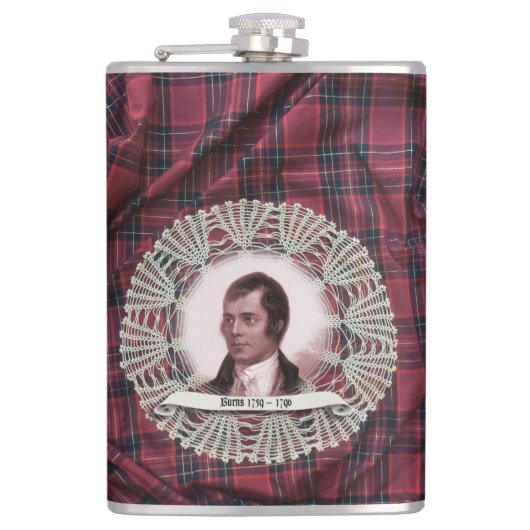 Robbie Burns Highland Flask Flachmann (Vorderseite)