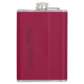 Robbie Burns Highland Flask Flachmann (Rückseite)