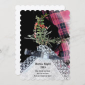 Robbie Burns Lässiges Dinner Einladung (Vorne/Hinten)