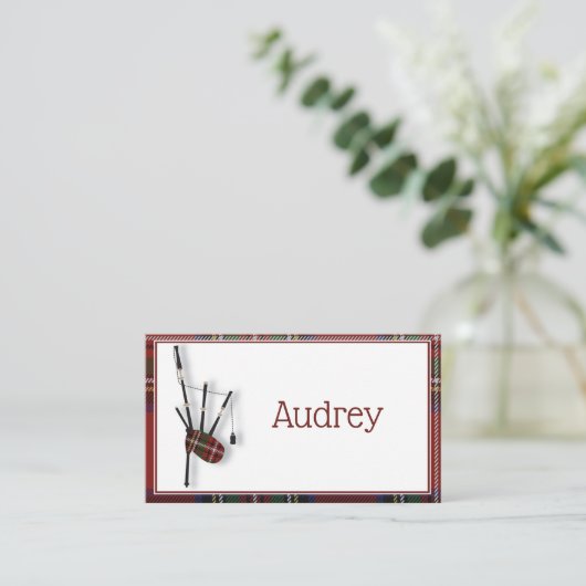 Robbie Burns Namenskarten (Stehend Vorderseite)