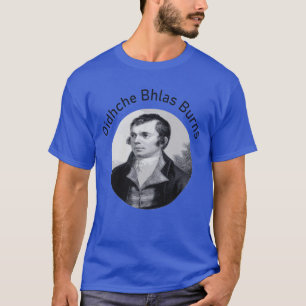 Robbie Burns - Oidhche Bhlas Burns Gälisch in Grau T-Shirt