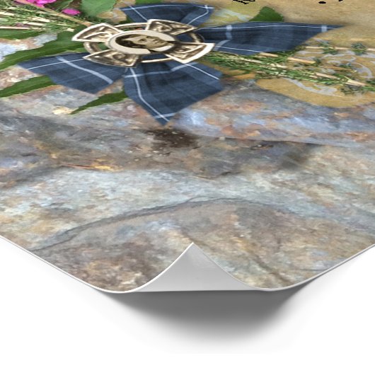 Robbie Burns Rustic - Event Poster (Ecke)