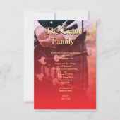 Robbie Burns Scotland Sentimental Party Einladung (Vorderseite)