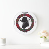 Robbie Burns Silhouette Uhr (Zuhause)