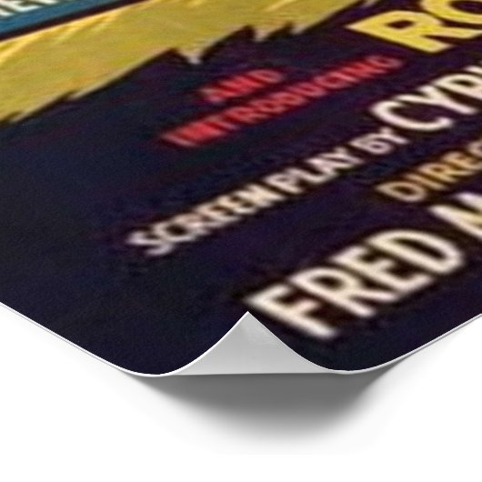 Robbie der Roboter Verbotene Planet Poster (Ecke)