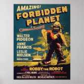 Robbie der Roboter Verbotene Planet Poster (Vorne)