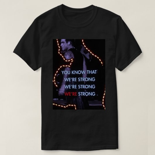 Robbie Williams Premium T-Shirt (Design vorne)