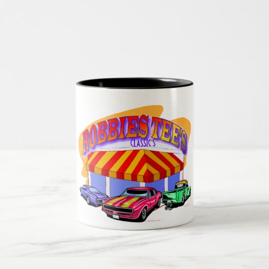 Robbies T-Shirt-Klassiker Zweifarbige Tasse (Mittel)