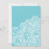 Robbin Eigelb Blütenlace Sweet 16 Einladung (Rückseite)