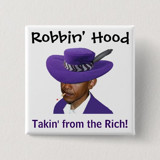 Robbin Haube - Obama Button (Vorderseite)