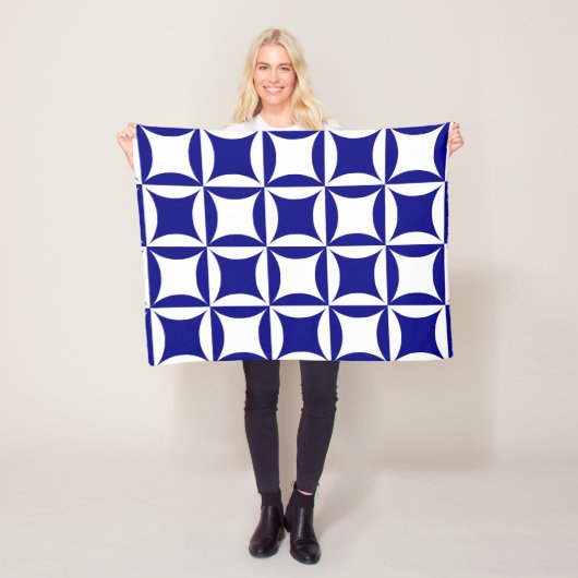 Robbing Peter to Pay Paul Blue Pattern Fleecedecke (Beispiel)