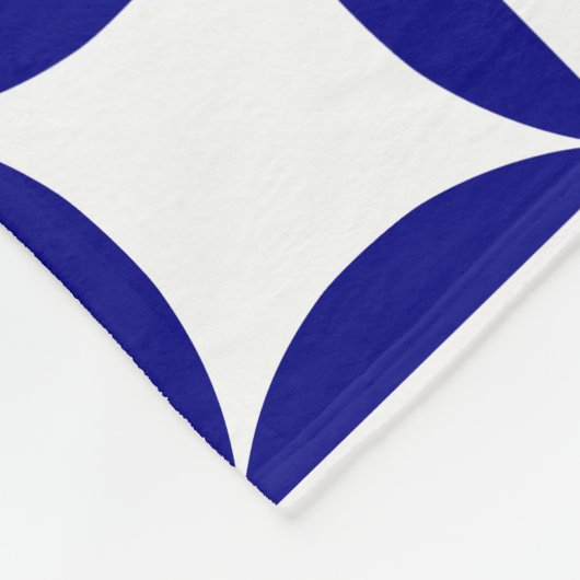 Robbing Peter to Pay Paul Blue Pattern Fleecedecke (Ecke)